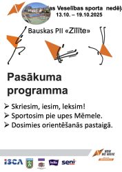 Latvijas Veselības sporta nedēļas 2025 pasākumu afišas - LTSA, Latvijas Tautas Sporta Asociācija
