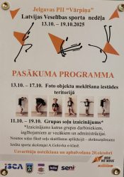 Latvijas Veselības sporta nedēļas 2025 pasākumu afišas - LTSA, Latvijas Tautas Sporta Asociācija