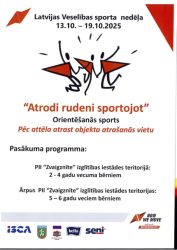 Latvijas Veselības sporta nedēļas 2025 pasākumu afišas - LTSA, Latvijas Tautas Sporta Asociācija