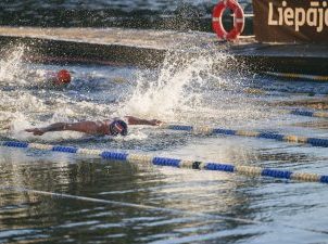 Ziemas peldētāji īpašos koptreniņos gatavosies pasaules  kausa posmam Liepājā - LTSA, Latvijas Tautas Sporta Asociācija