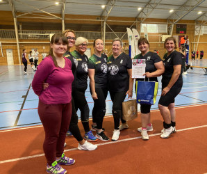 Bildes no Latvijas čempionāta Ķer un servē bumbu 45+ - LTSA, Latvijas Tautas Sporta Asociācija