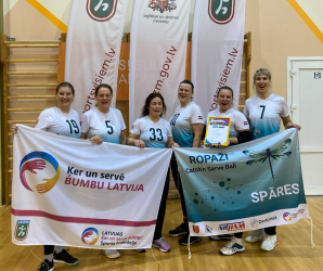 2025. gada Latvijas čempionāta Ķer un servē bumbu fotogalerija - LTSA, Latvijas Tautas Sporta Asociācija