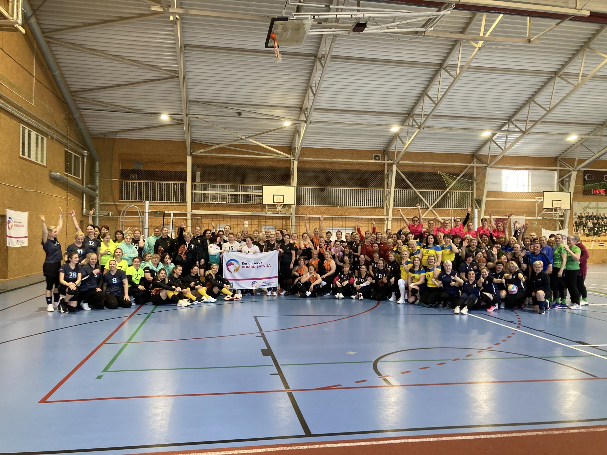 Aizvadīts "Ķer un servē bumbu turnīrs" Koknesē - LTSA, Latvijas Tautas Sporta Asociācija