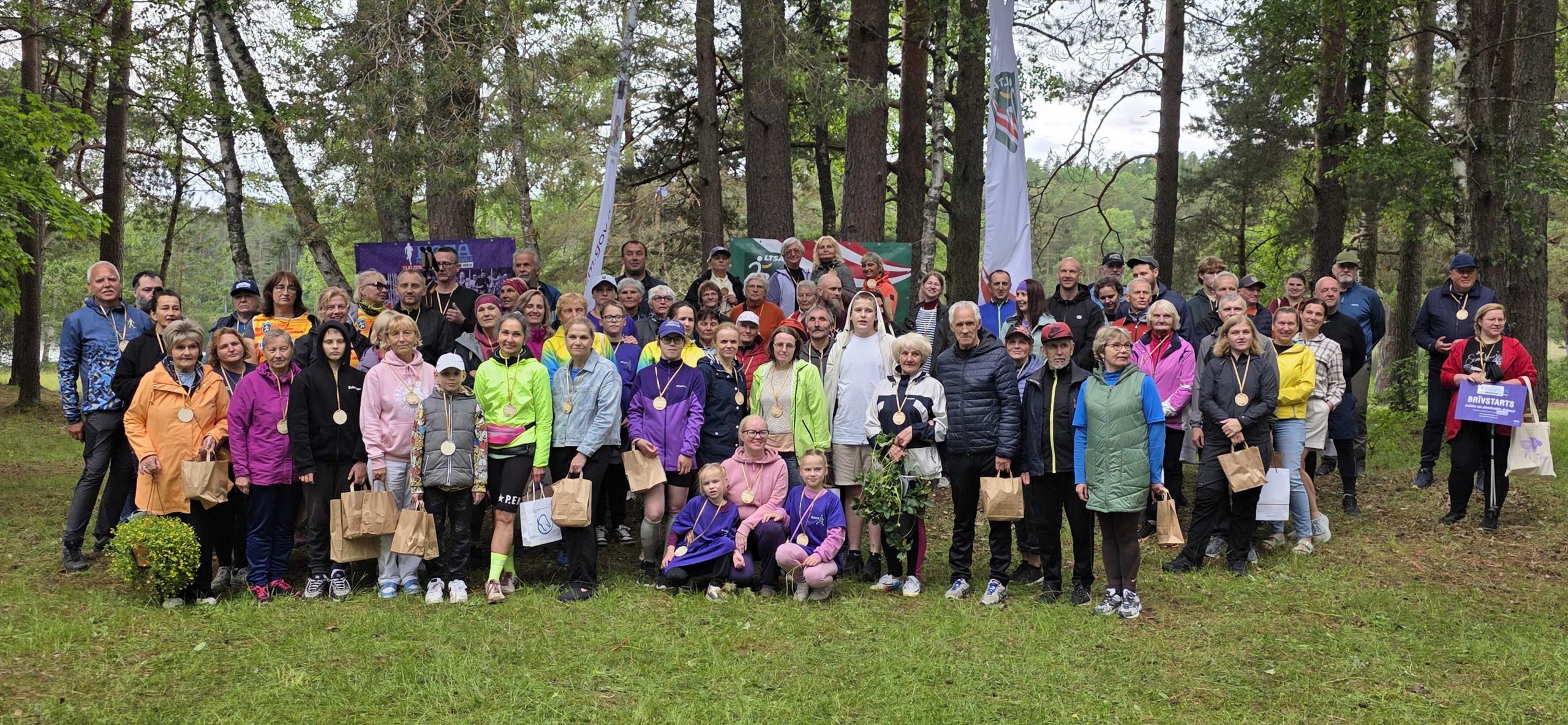 Aizvadīts Latvijas Nūjošanas čempionāta 2. posms Niniera ezerā - LTSA, Latvijas Tautas Sporta Asociācija