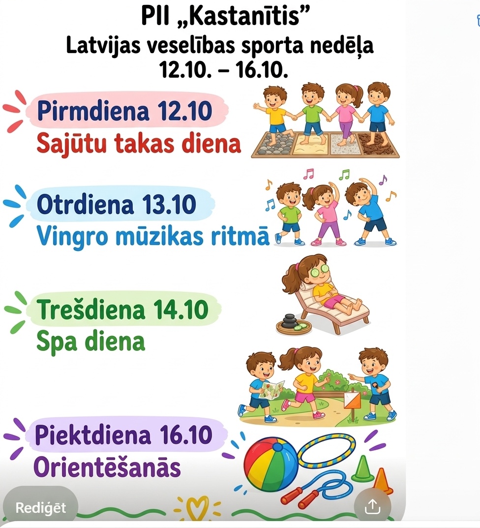 Latvijas Veselības sporta nedēļas 2026 pasākumu afišas - LTSA, Latvijas Tautas Sporta Asociācija