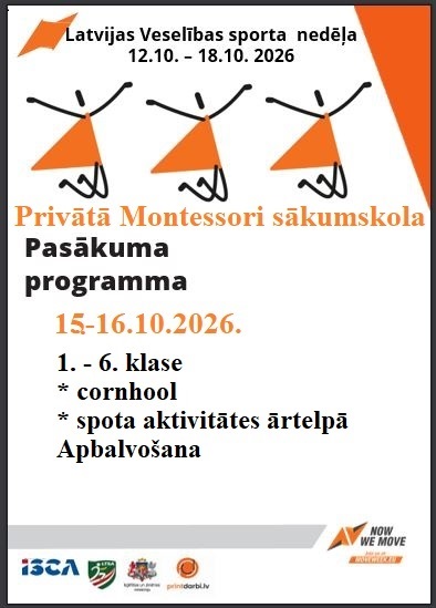 Latvijas Veselības sporta nedēļas 2026 pasākumu afišas - LTSA, Latvijas Tautas Sporta Asociācija